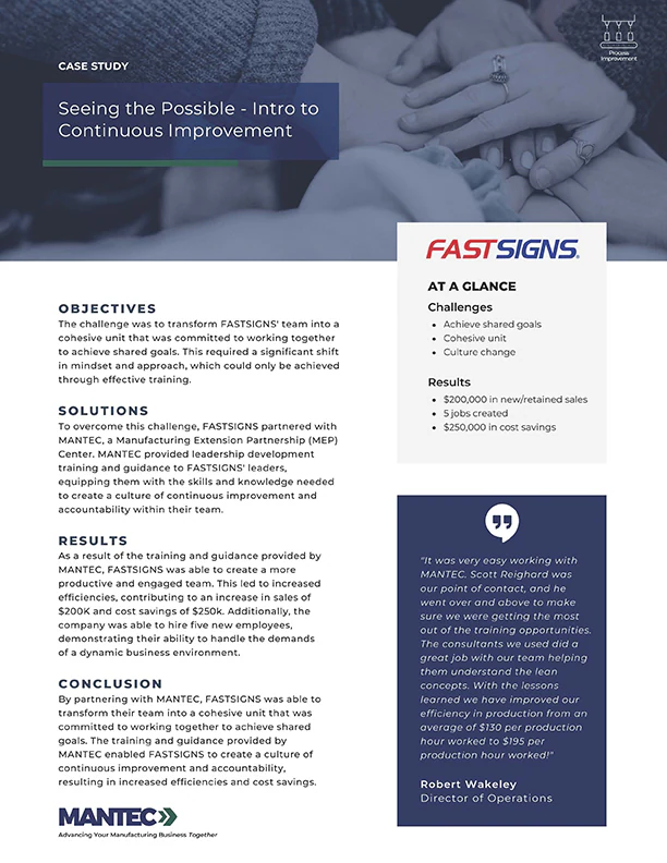 FASTSIGNS case study document preview